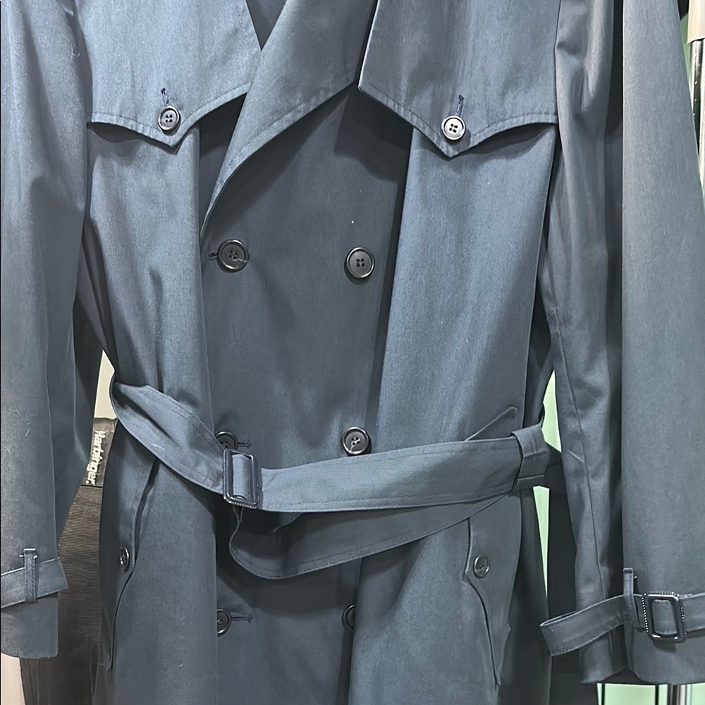 Dior Monsieur Men's Blue Trench Coat - Picture 2 of 8
